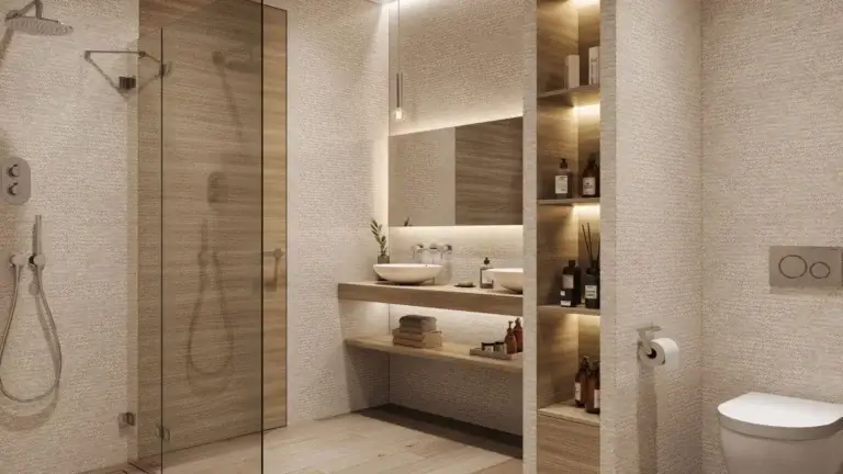 Salle de bain appartement 1 chambre Dolce Beach Residence Sint Maarten