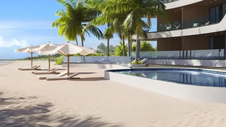 Piscine et terrasse Dolce Beach Residence Sint Maarten